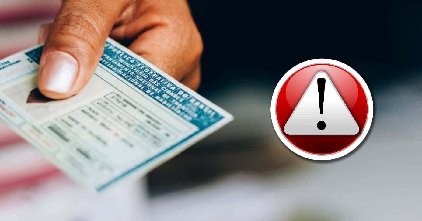 CNH chega com esse alerta (Foto: Divulgação)