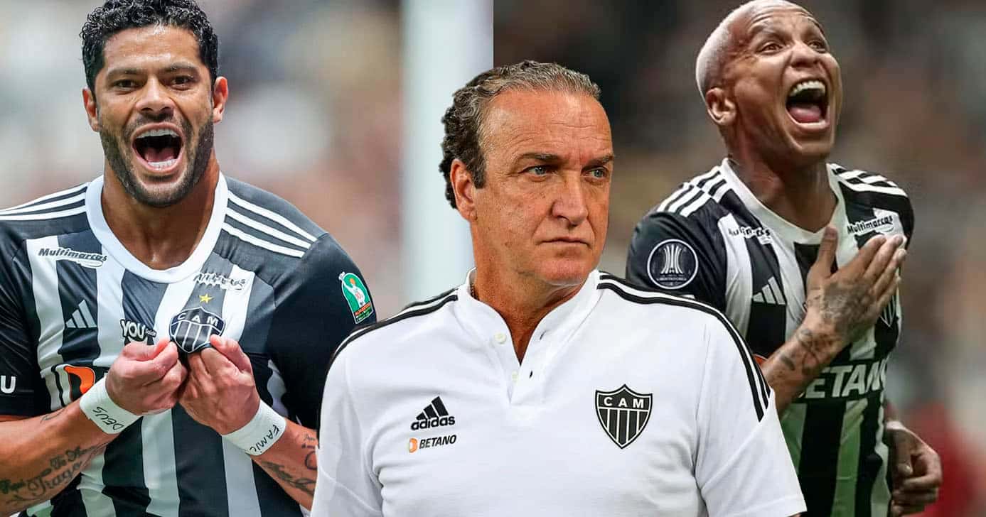 Deyverson - Hulk - Cuca - Atlético-MG (Foto: Reprodução)
