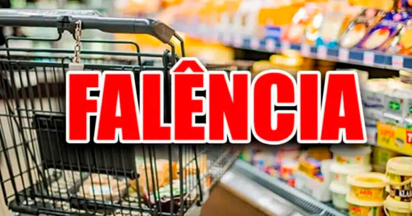 Falência de rede de supermercados (Foto: Reprodução/ Internet)