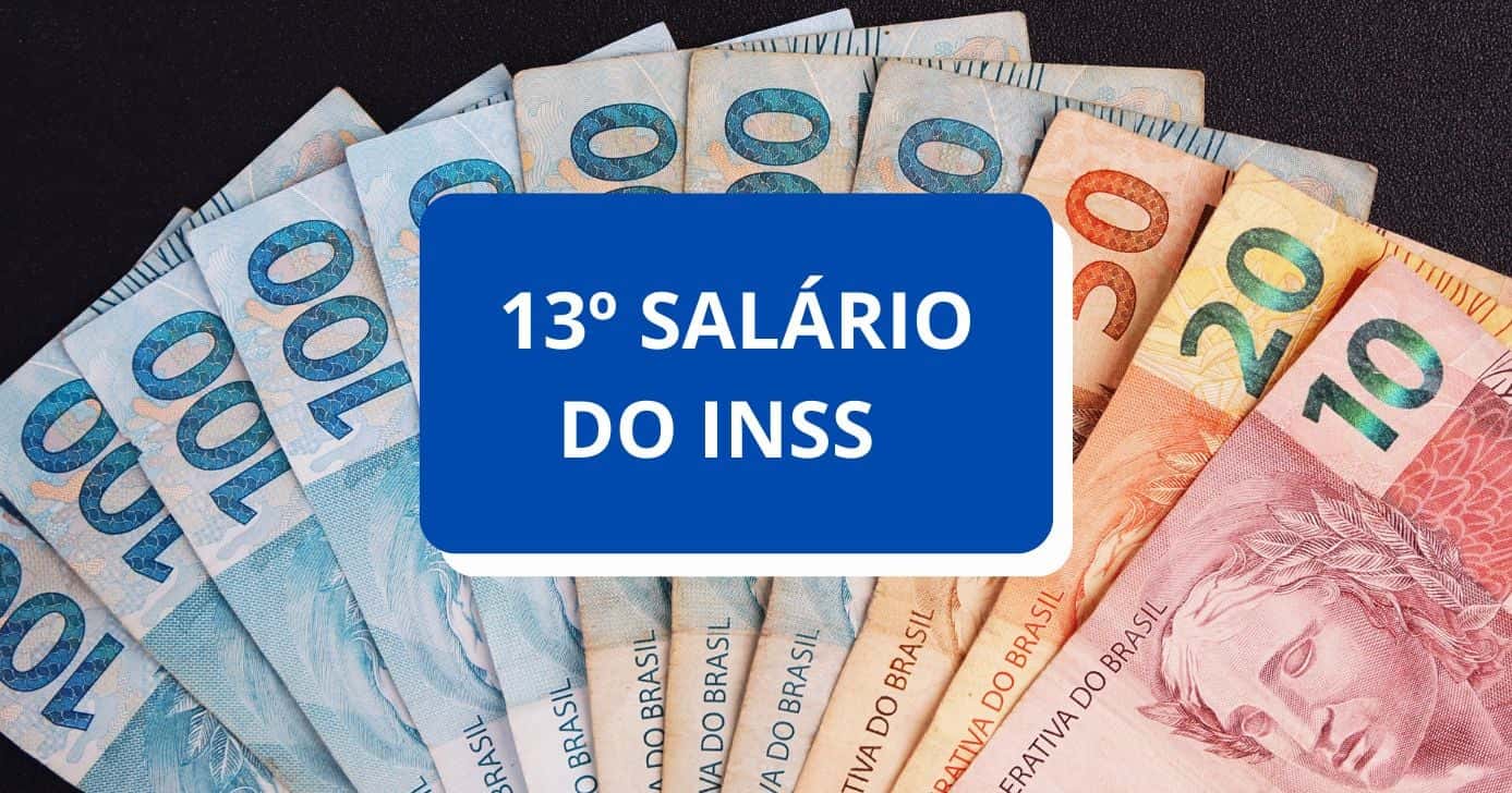 Ilustração 13º salário do INSS (Fotos: Canva)