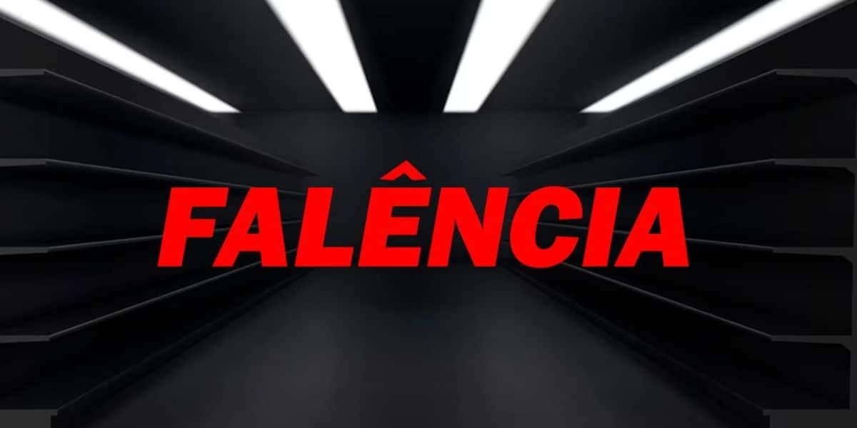 Ilustração falência (Foto: TV Foco)