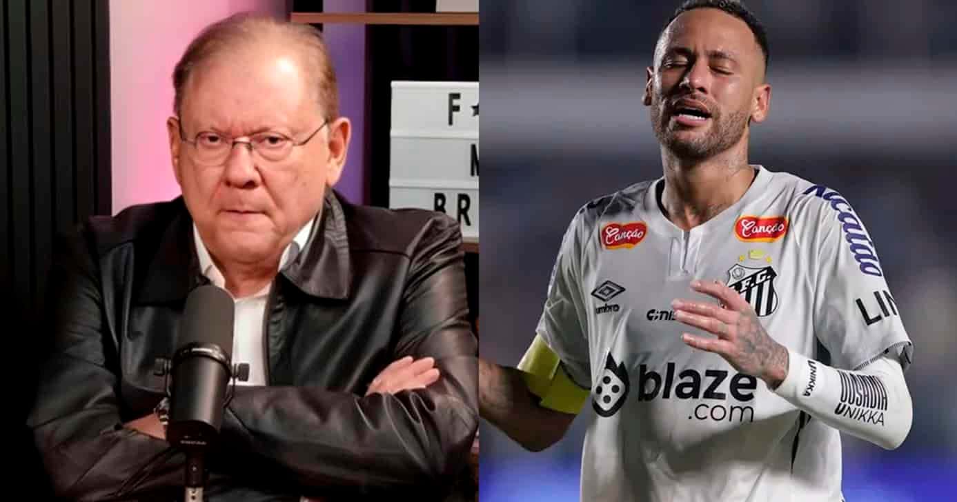 Neymar - Santos - Milton Neves (Foto: Reprodução)