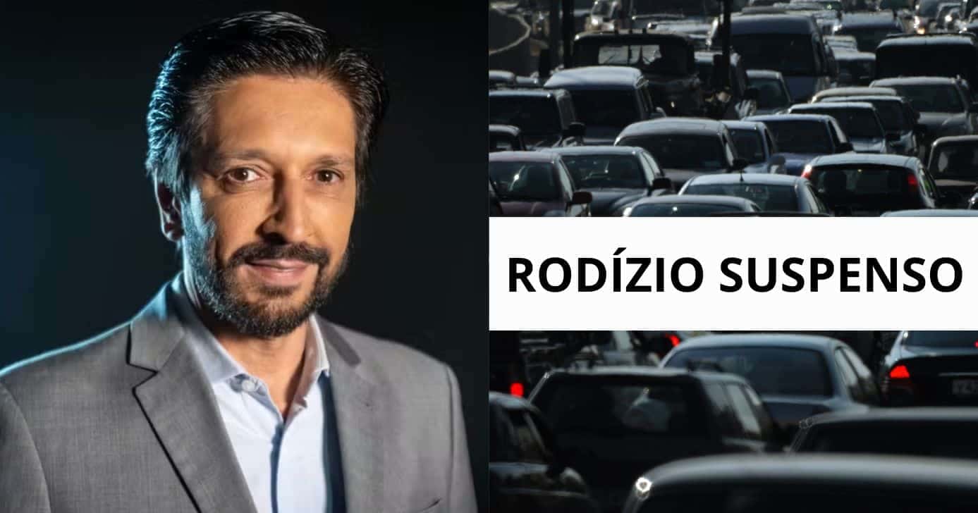 Ricardo Nunes, carros e rodízio suspenso (Fotos: Reproduções / Fábio Tito/g1 / Canva)