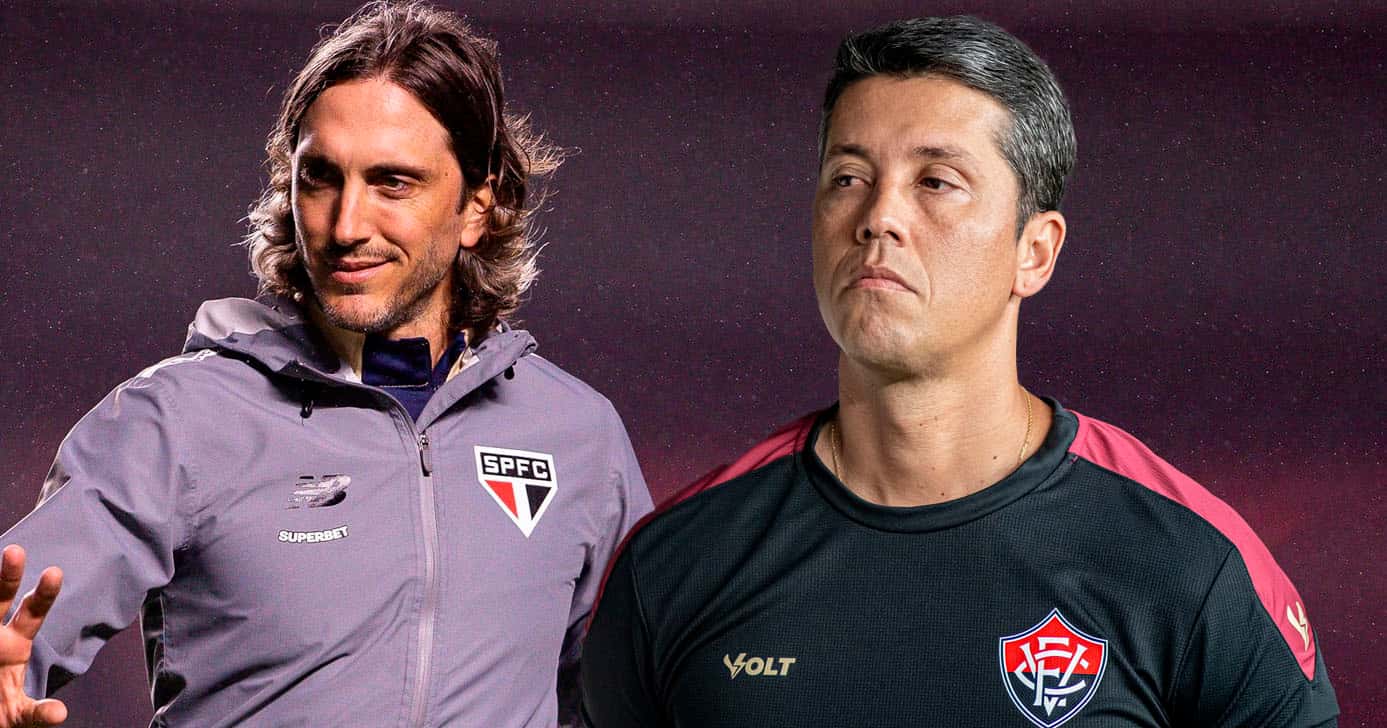 São Paulo, Zubeldía - Carpini, Vitória (Foto: Reprodução)