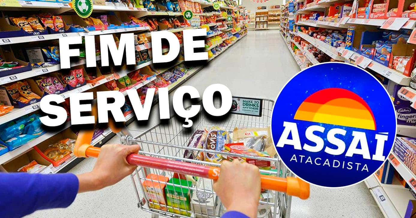 Supermercado - Fim de serviço - Assaí (Foto: Reprodução)
