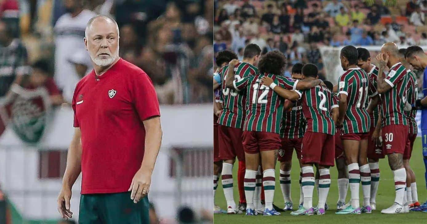 Mano Menezes sofre com 2 viradas no Fluminense (Reprodução/Montagem TV Foco/Canva)