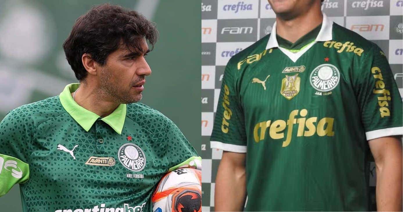 Craque é esnobado por Abel e tem saída cravada no Palmeiras (Reprodução/Montagem TV Foco/Canva)
