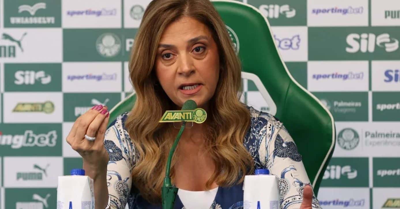 Leila Pereira é a presidente do Palmeiras (Reprodução/CNN Brasil)