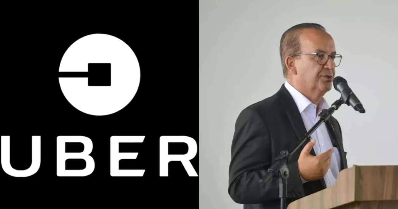 Jorginho Mello crava proibição em serviço de corridas da Uber (Reprodução/Montagem TV Foco/Canva)