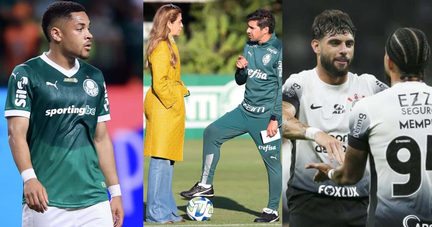 Abel e Leila armam +1 reforço no Palmeiras pra aniquilar Timão (Reprodução/Montagem TV Foco/Canva)