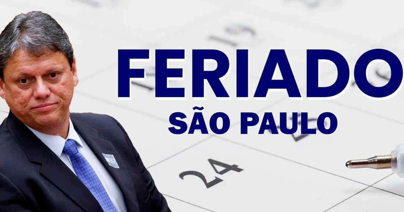 Tarcísio - Feriado em São Paulo - SP (Foto: Reprodução)