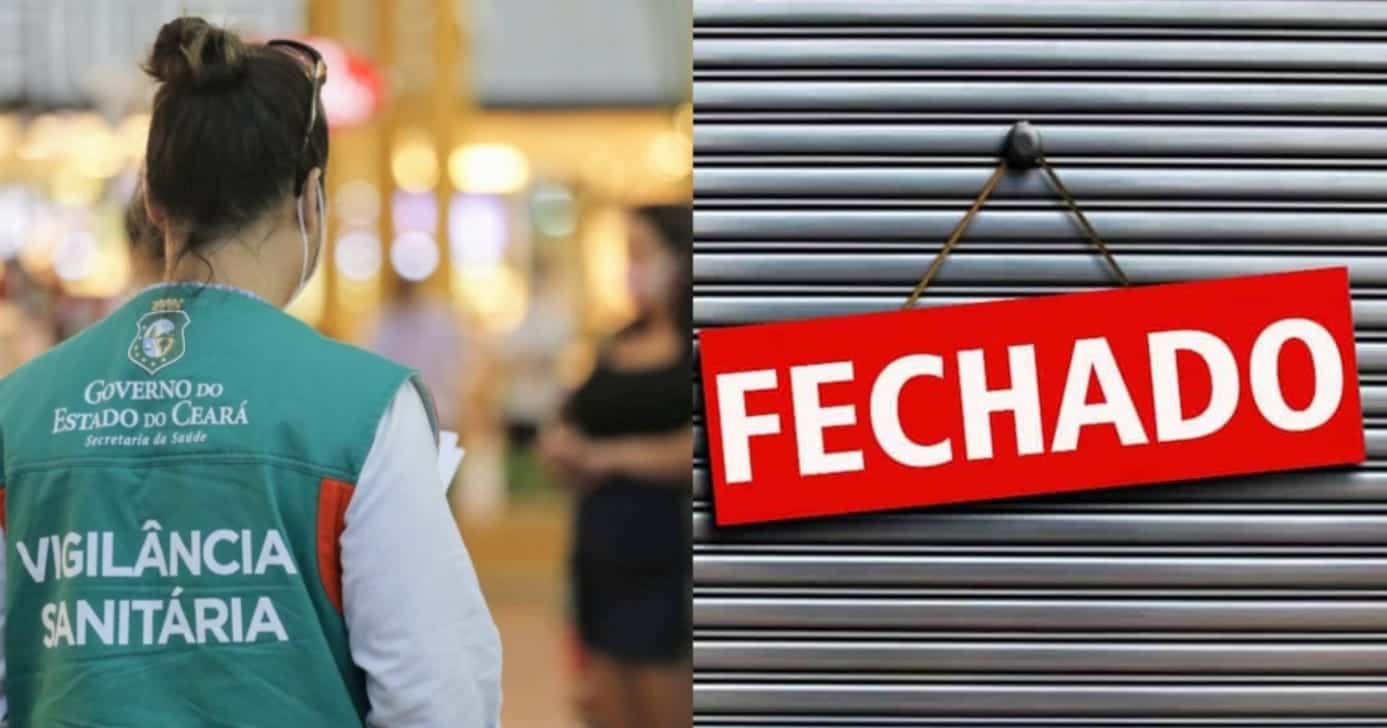 Vigilância Sanitária interdita supermercado - Foto: Montagem