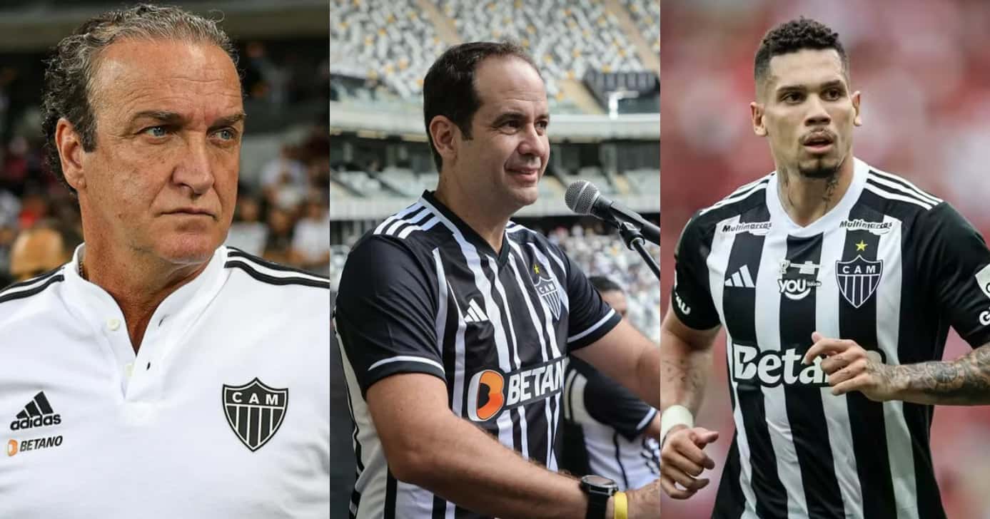 Cuca sofre: Atlético-MG sem Paulinho na equipe e +2 craques (Foto: Reprodução/Montagem TV Foco)