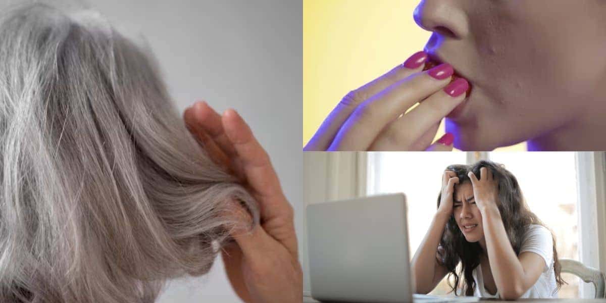 3 hábitos e alimentos que aceleram o cabelo branco (Reprodução: Montagem TV Foco)