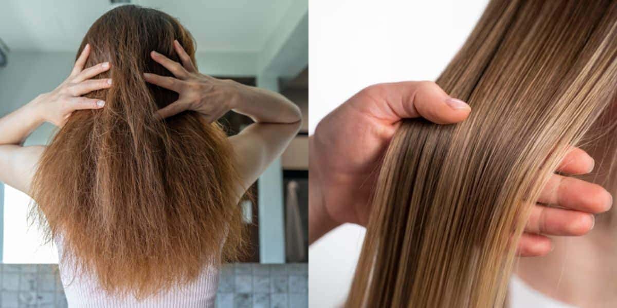 Alisamento com 4 ingredientes para cabelo hidratado (Reprodução: Montagem TV Foco)