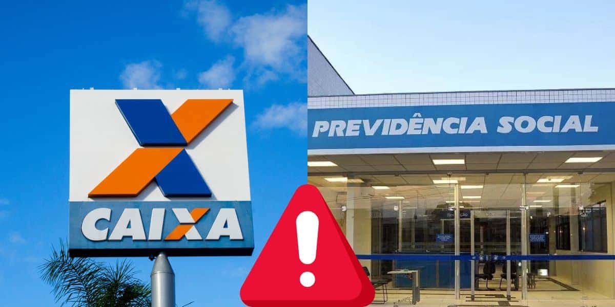 Caixa emite alerta que atinge em cheio os aposentados do INSS (Reprodução: Montagem TV Foco)