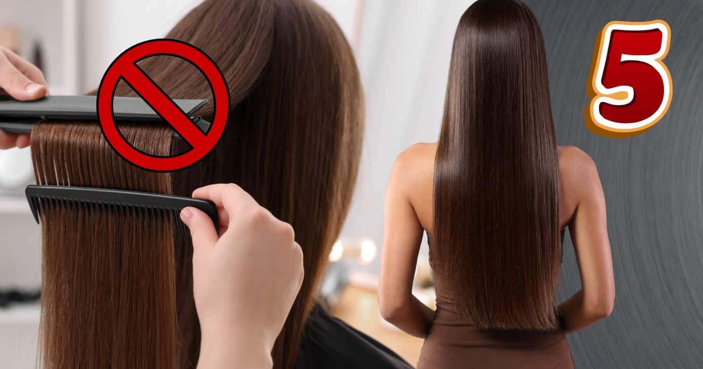 Chapinha e mulher com cabelo liso (Foto: Reprodução / Canva / Montagem TV Foco)