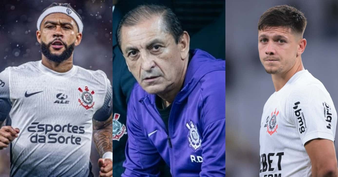 Corinthians: Ramón Díaz crava desfecho de Garro e Depay (Foto: Reprodução/Montagem TV Foco)