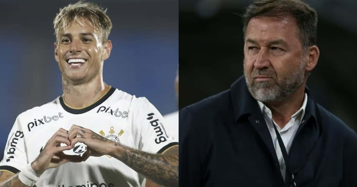 Rasteira no Corinthians: Róger Guedes volta pra rival do Timão (Foto: Reprodução/Montagem TV Foco)