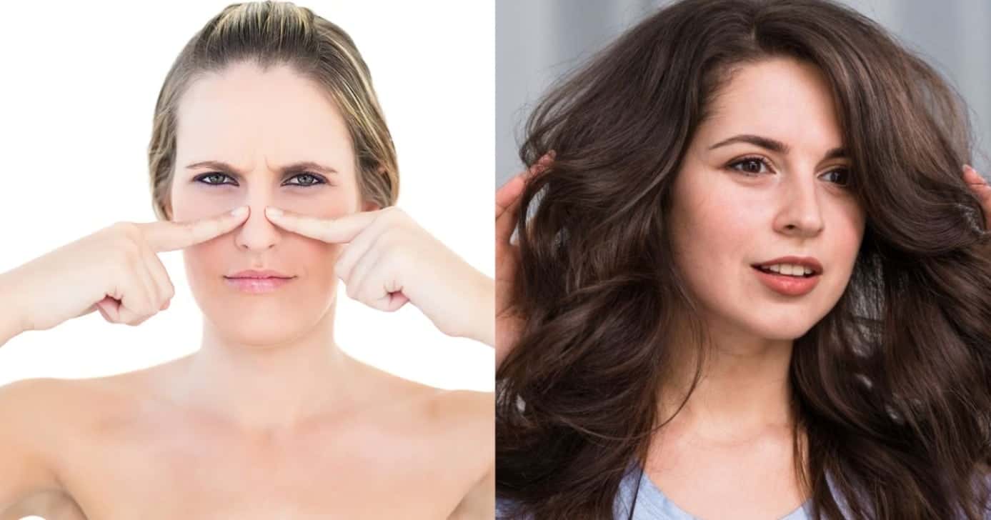 Cortes de cabelo afinam o nariz grande igual rinoplastia - Foto: Montagem