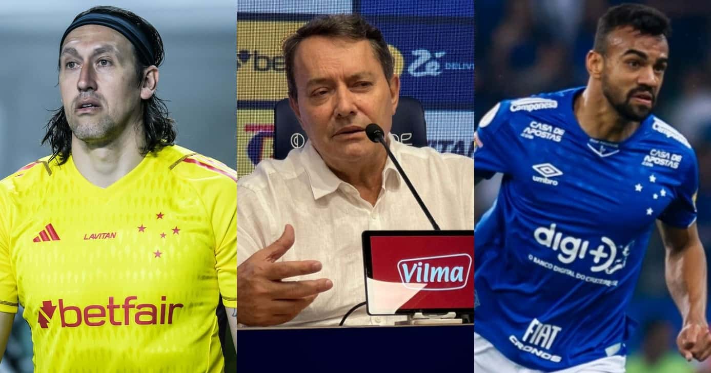 Cássio e debandada de 4 craques no Cruzeiro: Pedrinho BH choca (Foto: Reprodução/Montagem TV Foco)