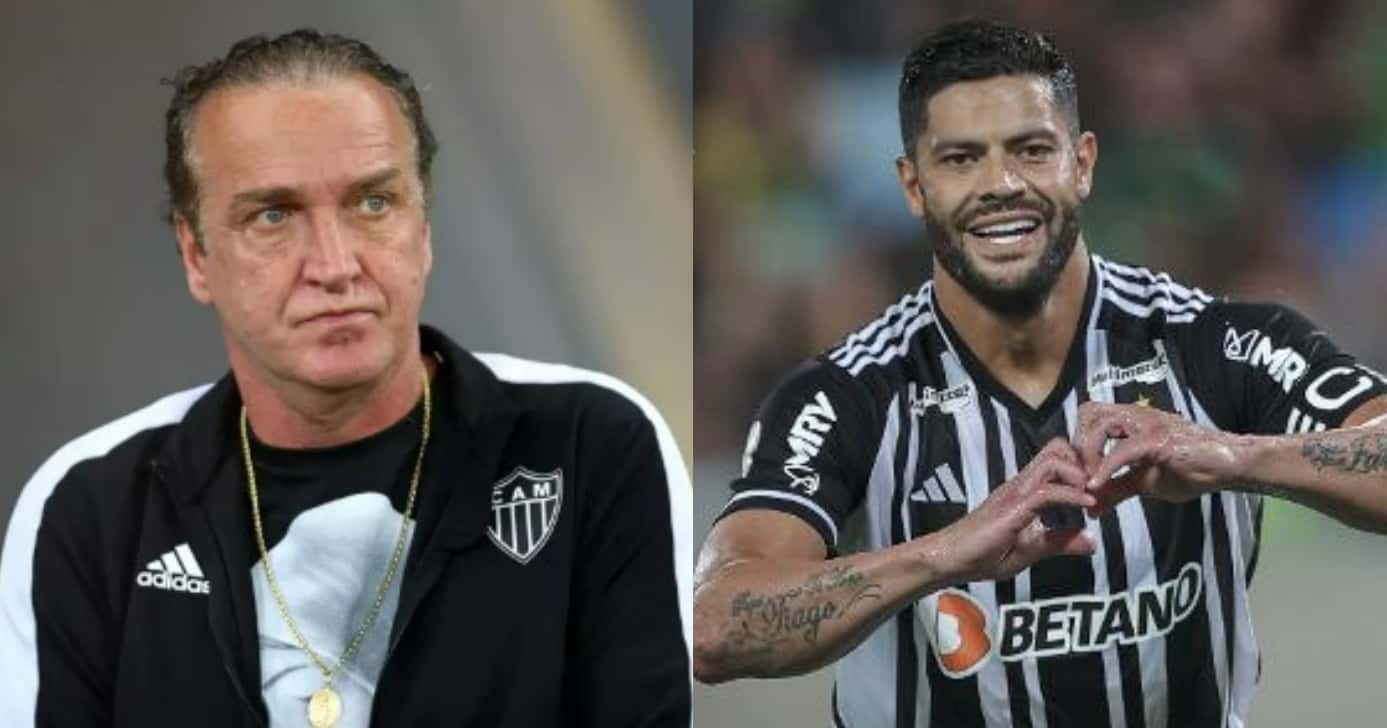 Cuca desesperado: Hulk tem saída exigida no Atlético-MG (Foto: Reprodução/Montagem TV Foco)
