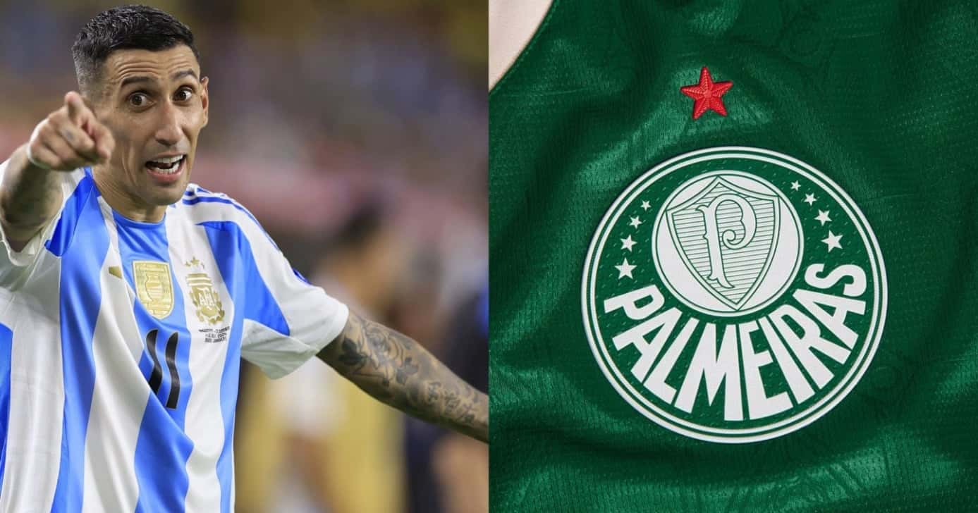 Palmeiras arma contratação histórica de Di Maria em 2025 - (Montagem / TV FOCO)