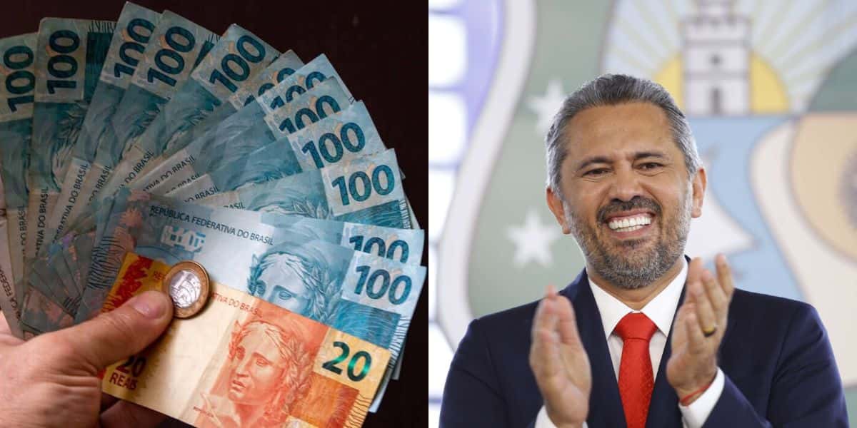 Elmano de Feitas crava aumento do salário mínimo no Ceará (Reprodução: Montagem TV Foco)