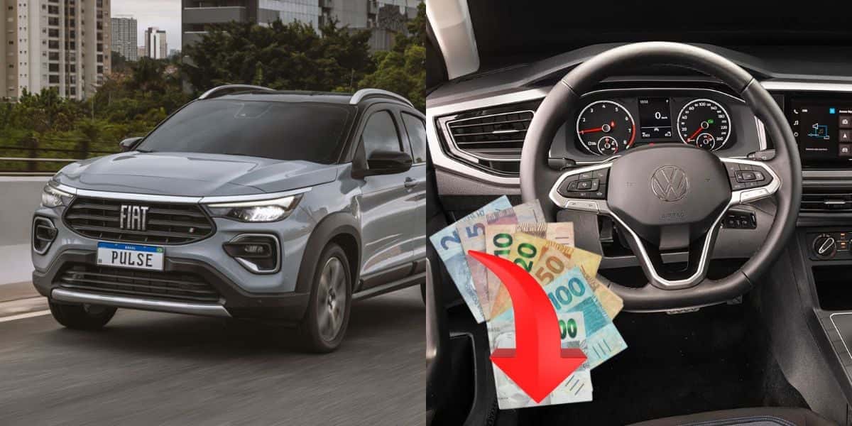 Volkswagen derruba preço de SUV para acabar com o Fiat Pulse (Reprodução: Montagem TV Foco)
