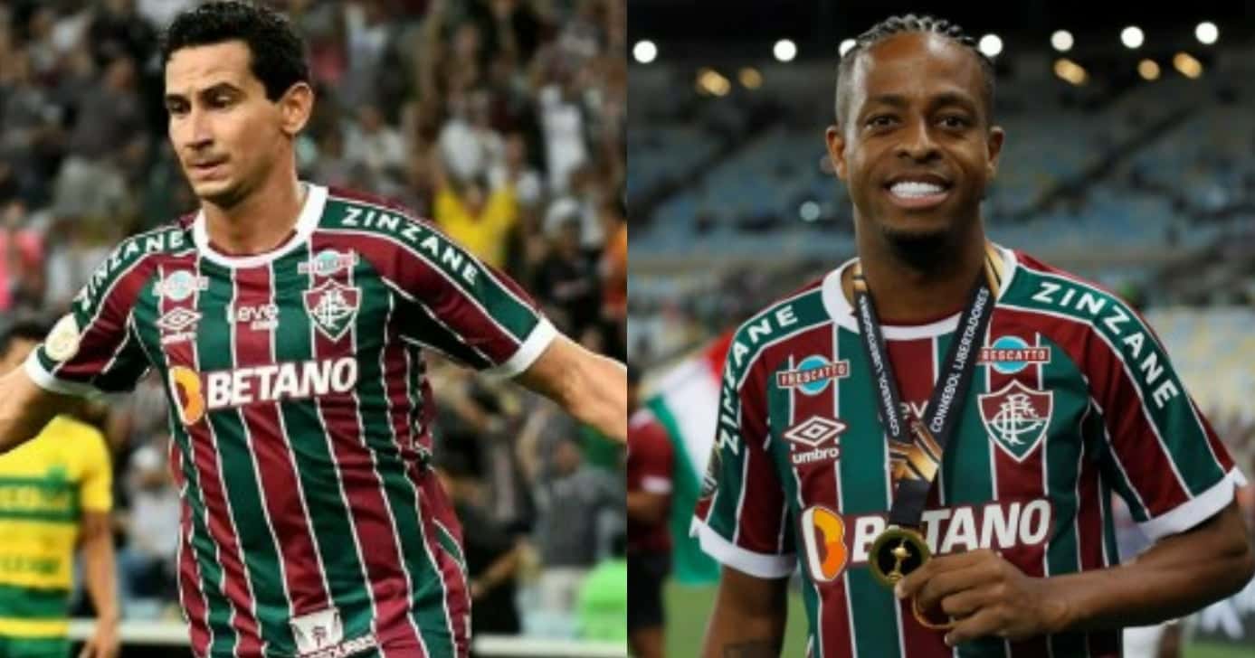 Novo camisa 9 para fazer trio com Ganso e Keno no Fluminense (Foto: Reprodução/Montagem TV Foco)