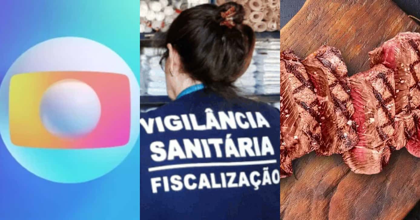 Globo chega com aviso de interdição da Vigilância Sanitária (Foto: Montagem)
