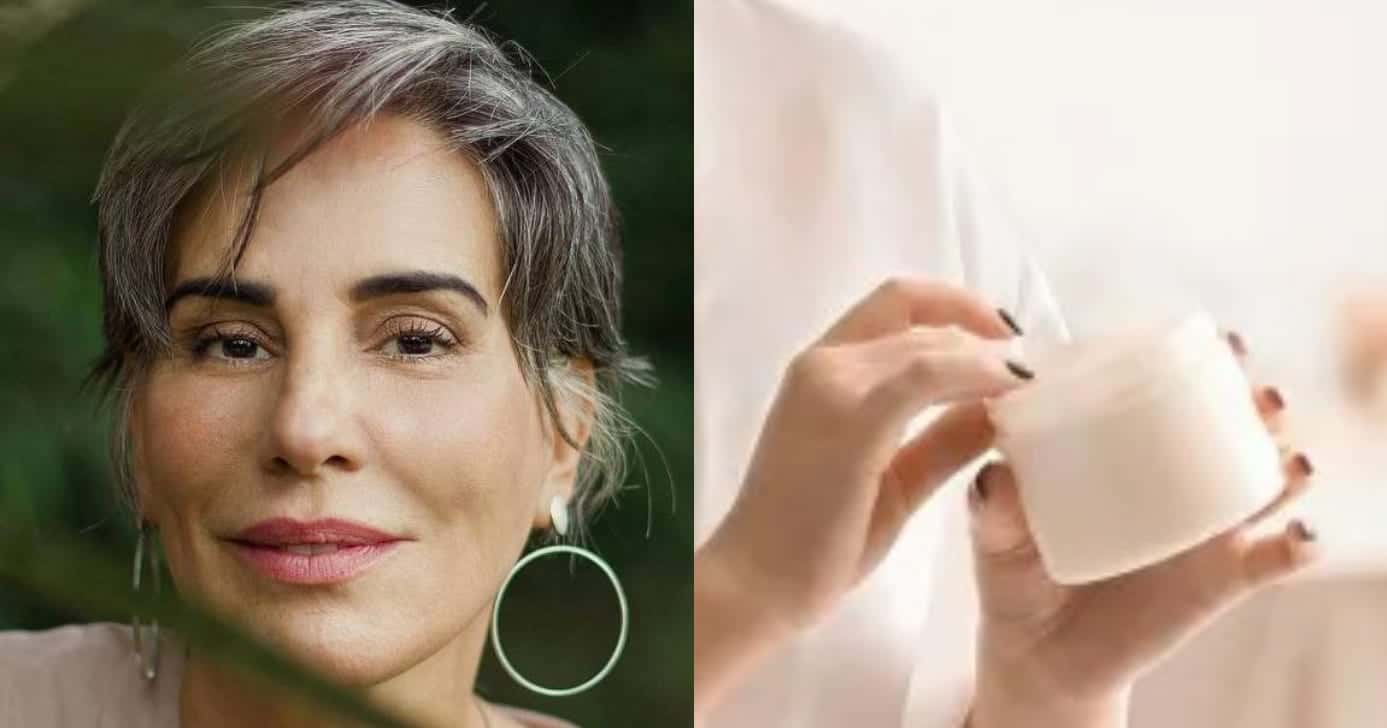 2 ingredientes: Receita de Glória Pires transforma o cabelo branco (Foto: Reprodução/Montagem TV Foco)