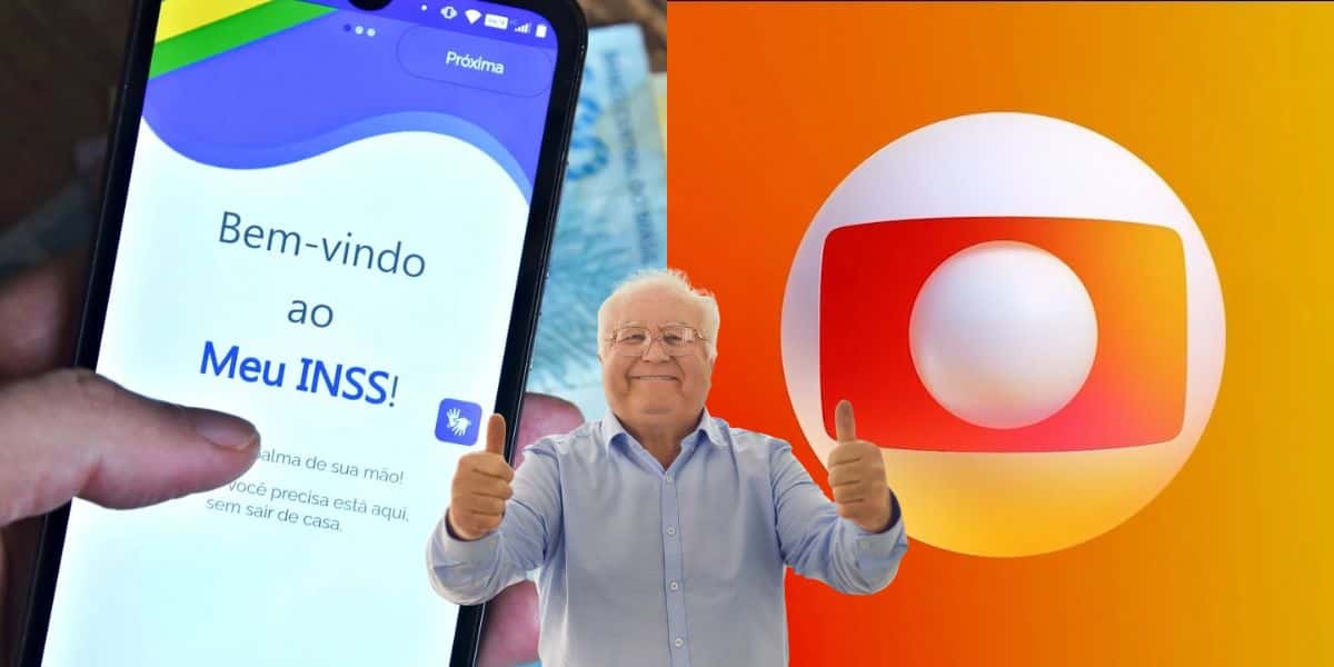 Globo confirma saque liberado aos aposentados do INSS (Reprodução: Montagem TV Foco)