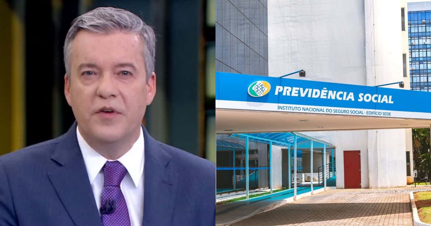 Roberto Kovalick deu notícia no Jornal Hoje (Foto: TV Globo)
