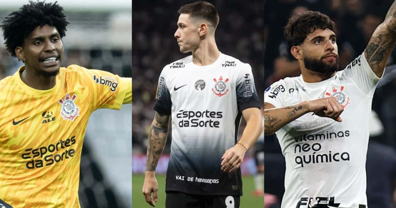 3 joias do Corinthians tem ADEUS armado - (Montagem / TV FOCO)