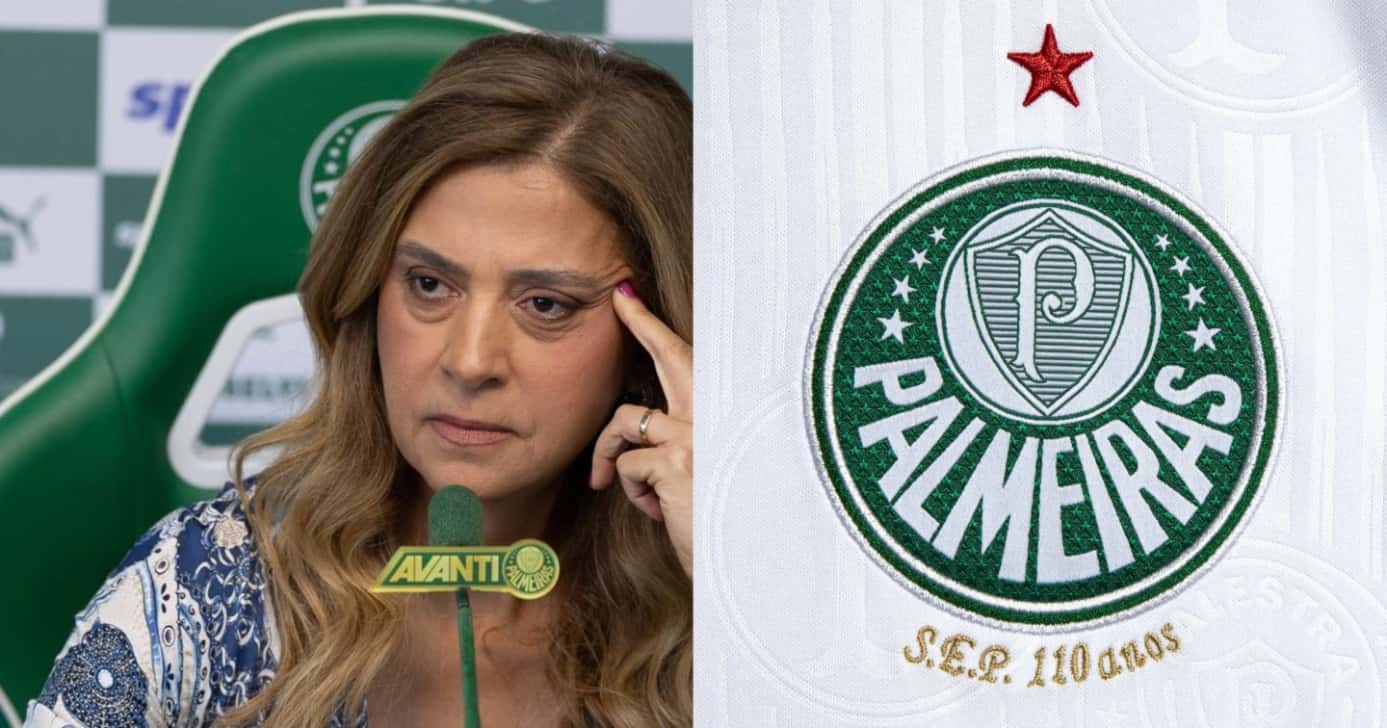 Leila chora com adeus de nº1 no Palmeiras - (Montagem / TV FOCO)