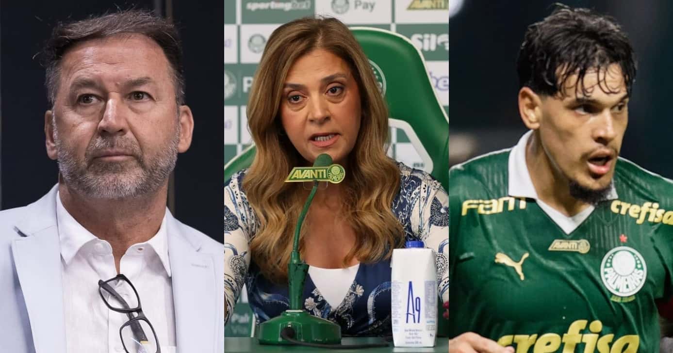 Palmeiras: Leila sofre vingança do Corinthians e saída de Gómez (Foto: Reprodução/Montagem TV Foco)