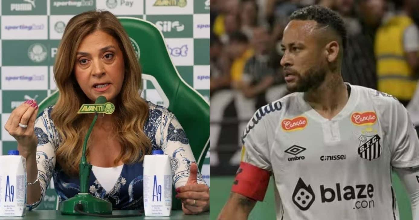 Palmeiras: Leila dá rasteira em Neymar e +1 reforço de Abel (Foto: Reprodução/Montagem TV Foco)