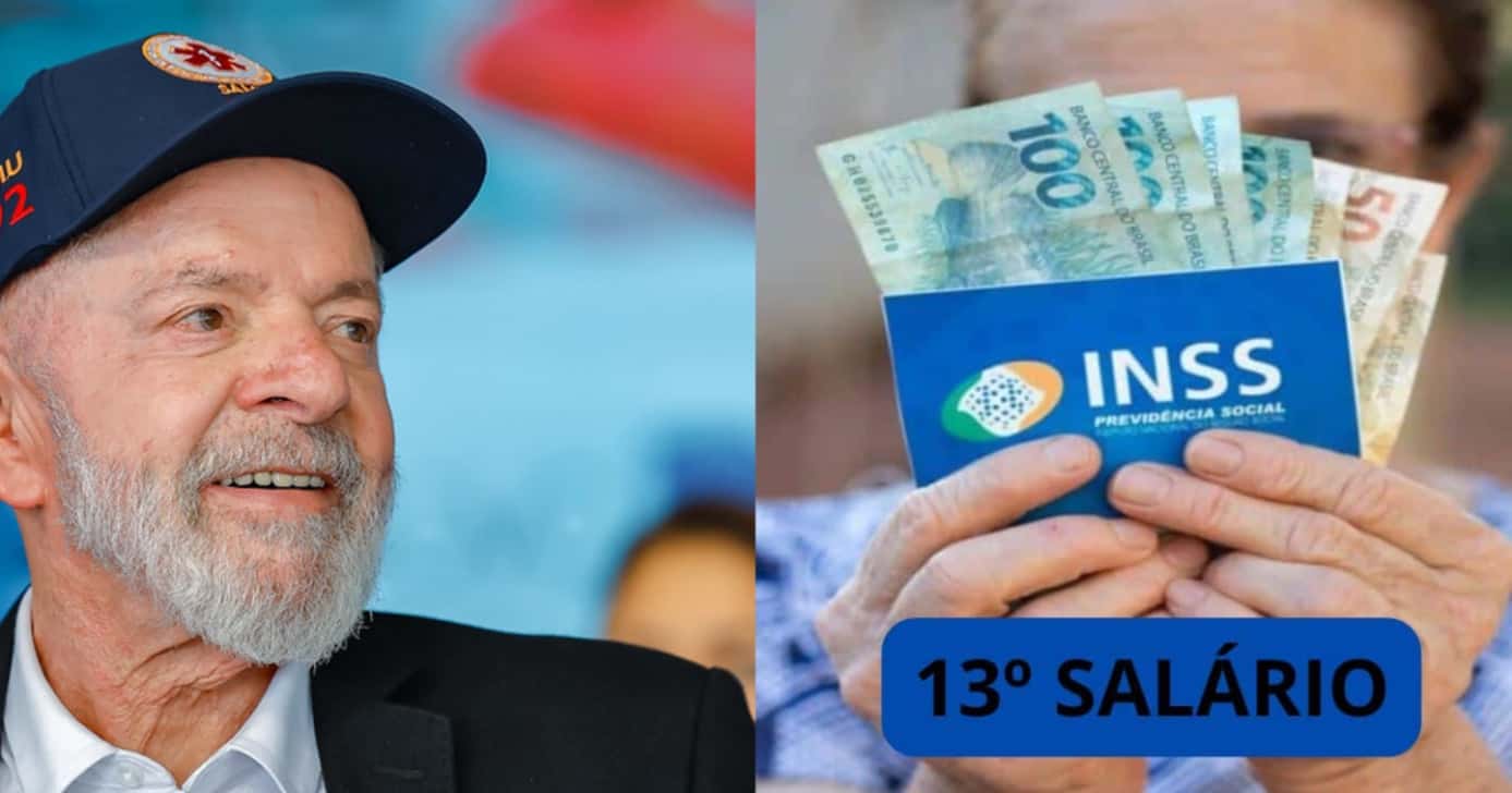Lula acionado para veredito sobre o 13º salário do INSS - Foto: Montagem