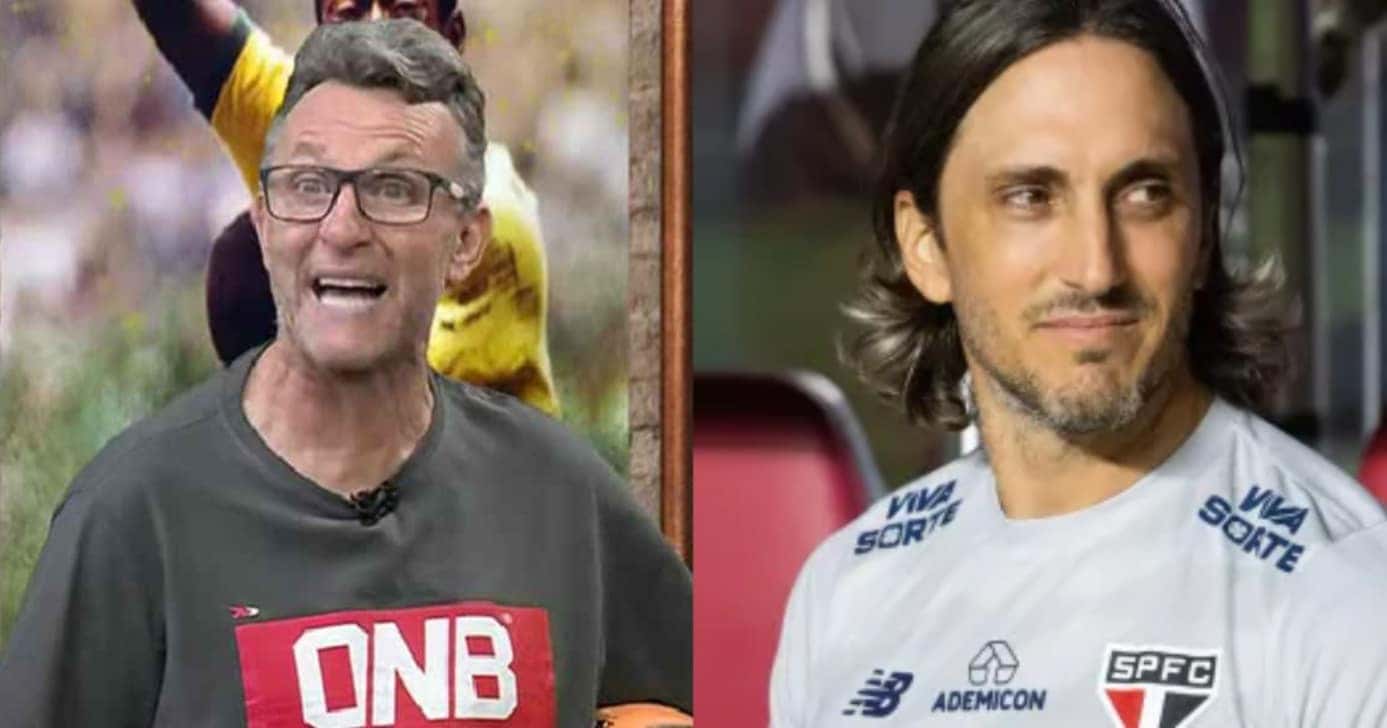 Neto paralisa Donos da Bola com ADEUS de Zubeldía no São Paulo - (Montagem / TV FOCO)