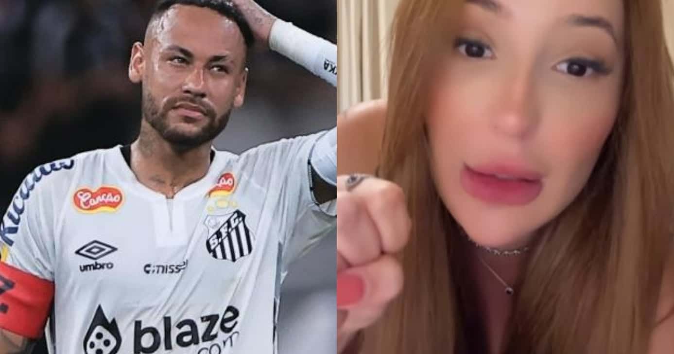 DNA! Grávida, moça que acusa Neymar de traição, expõe tudo (Foto: Reprodução/Montagem TV Foco)
