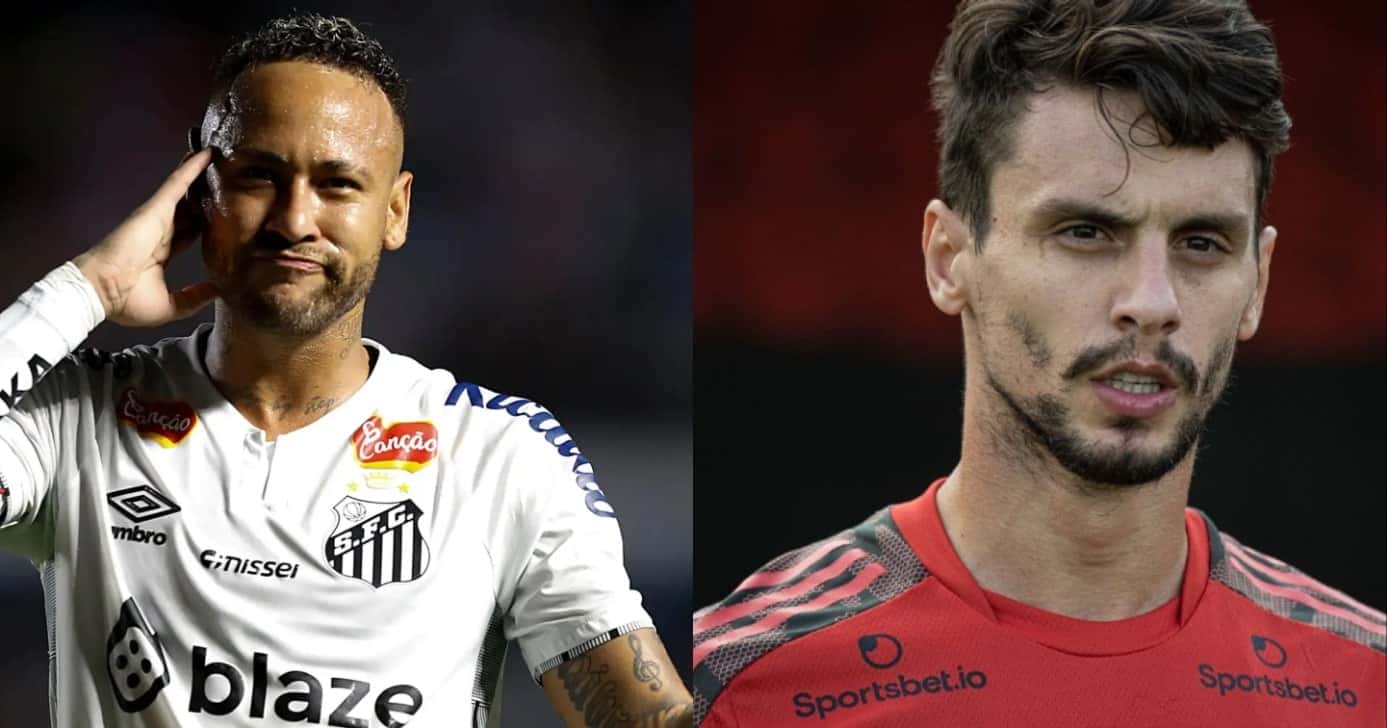 Neymar sugeriu que o Santos contratasse Rodrigo Caio (Foto: Reprodução/ Internet)