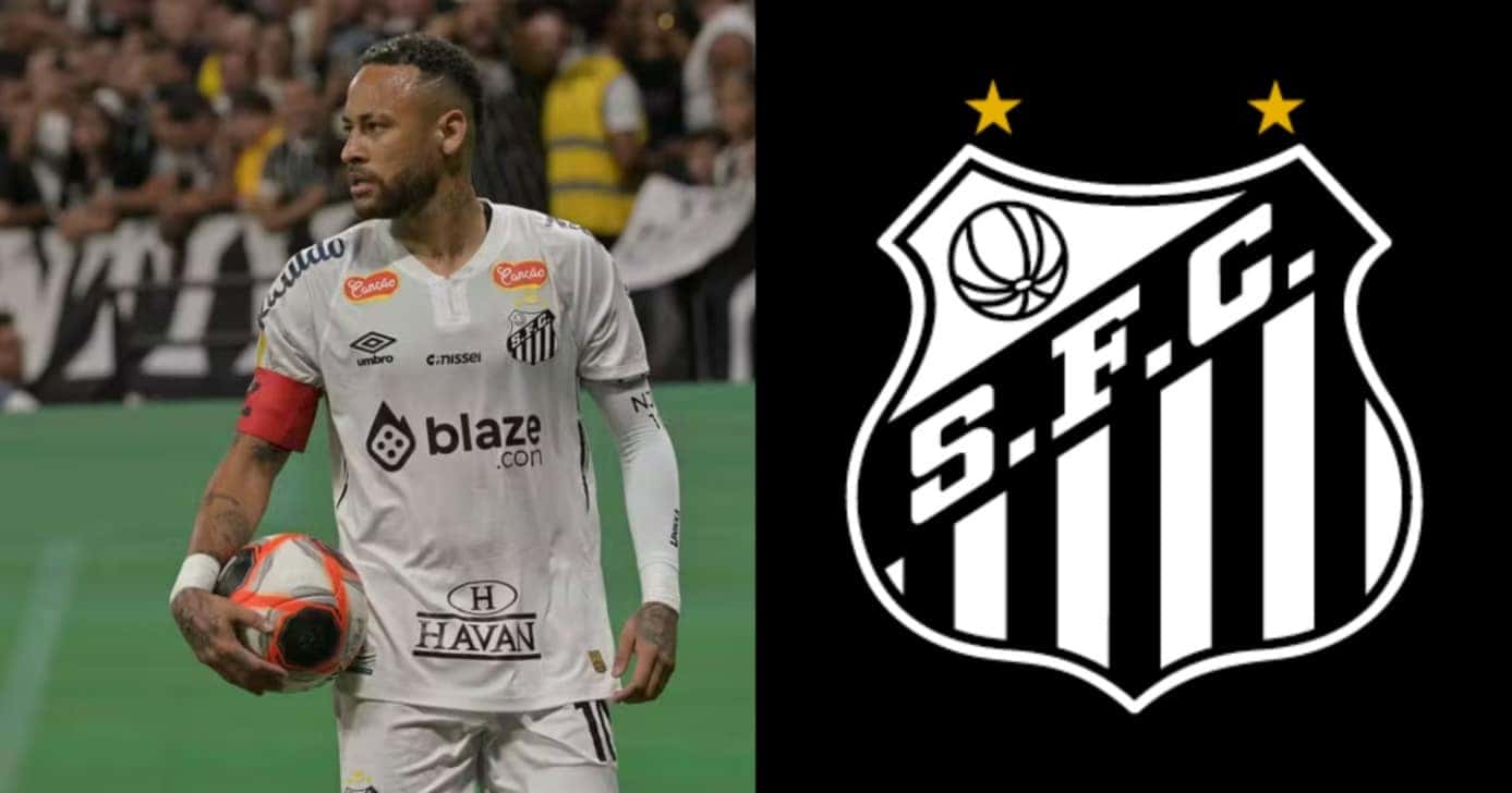 Neymar tem contrato na mesa pra deixar Santos e jogar em novo gigante em 2025 - Foto: Montagem