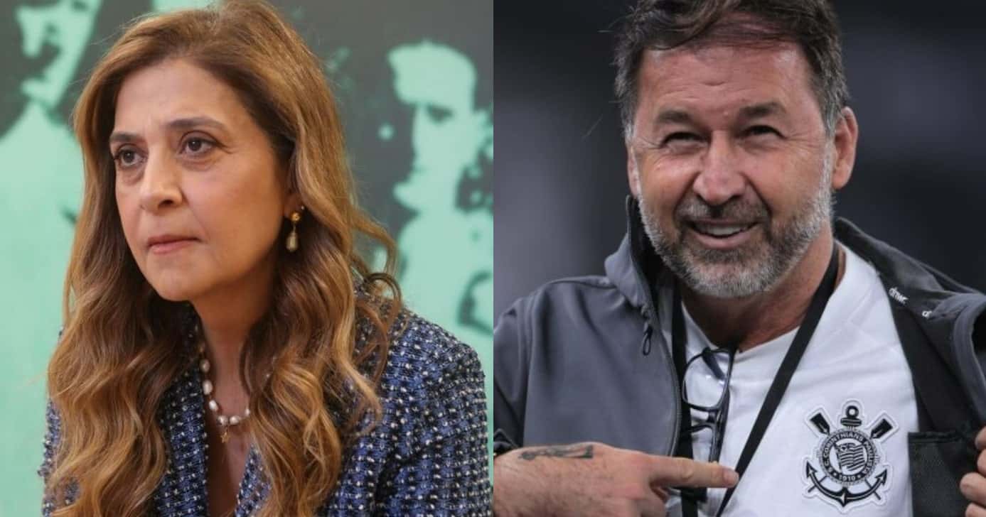 Palmeiras: Leila crava debandada para Abel contra o Corinthians (Foto: Reprodução/Montagem TV Foco)