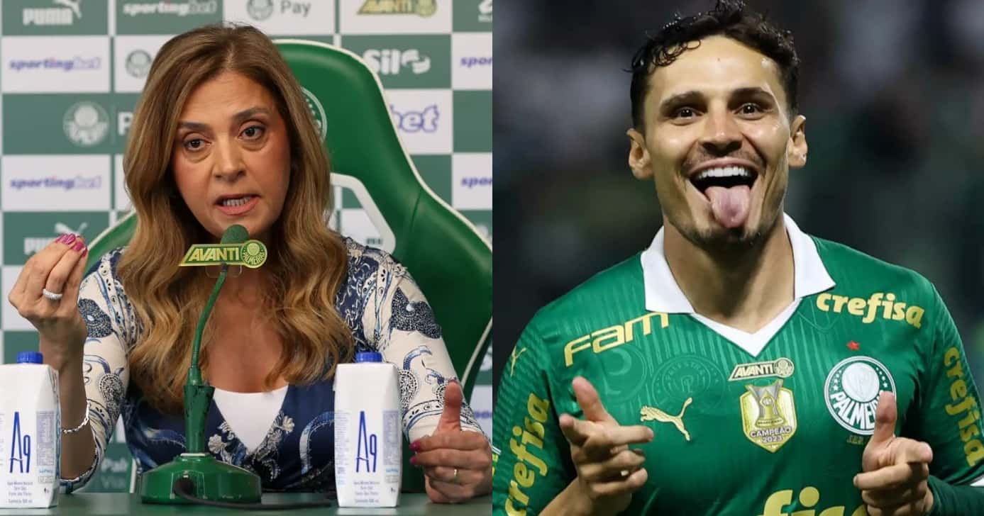 Leila briga por estrela: times liberam PIX por Veiga, do Palmeiras (Foto: Reprodução/Montagem TV Foco)
