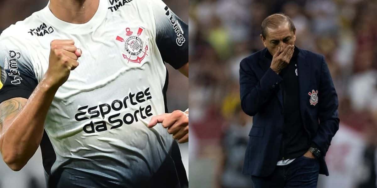 Dupla de Depay no Corinthians dá carrinho em Ramón Díaz (Reprodução: Ruano Carneiro)