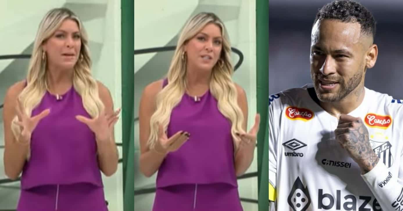 Renata Fan - Jogo Aberto - Neymar (Foto: Reprodução/Montagem TV Foco)