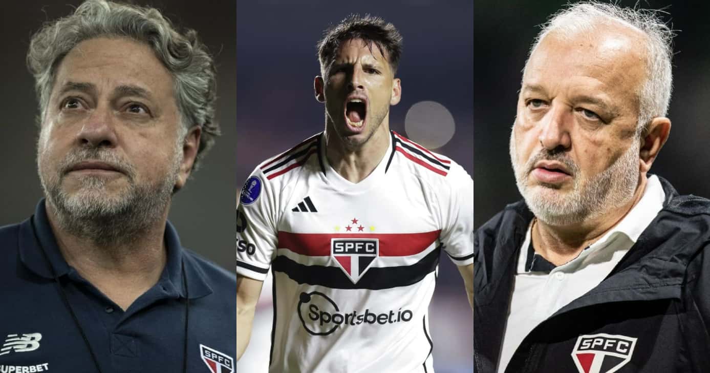 Substituto de Calleri: Belmonte crava 2 craques no São Paulo (Foto: Reprodução/Montagem TV Foco)