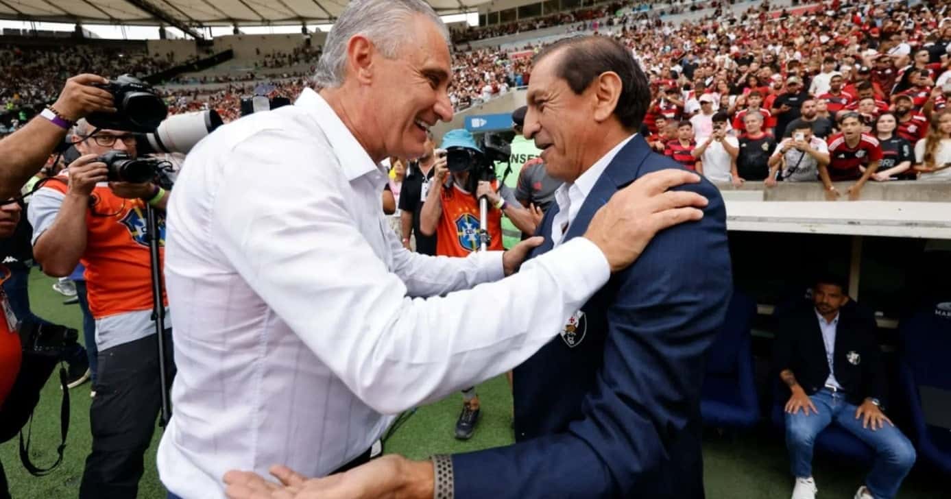 Tite e Ramón Díaz (Foto: Reprodução/ Internet)
