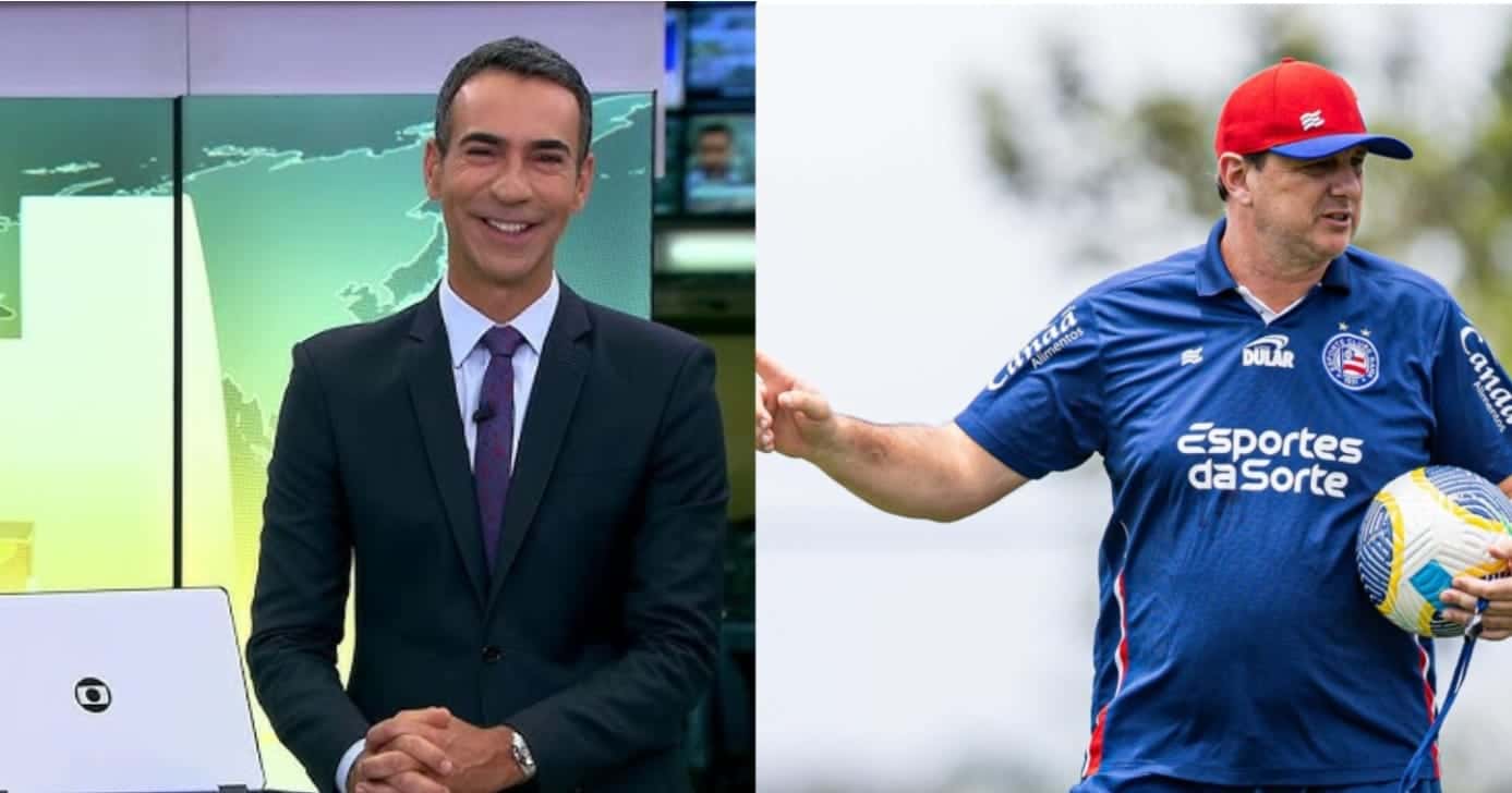 Tralli paralisa JH com trunfo nº1 garantido por Rogério Ceni ao Bahia - (Montagem / TV FOCO)